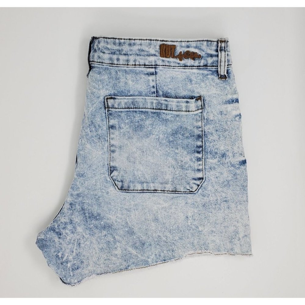Kut From The Kloth Gerry Frey Shorts Acid Wash Size 14